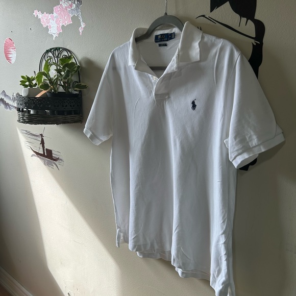 Ralph Lauren White Classic Fit Polo - Picture 6 of 9